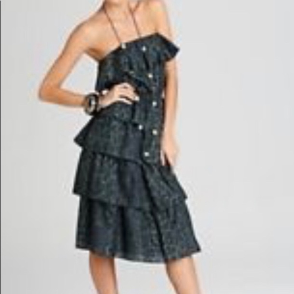 Rebecca Taylor Silk Strapless Dress size 0